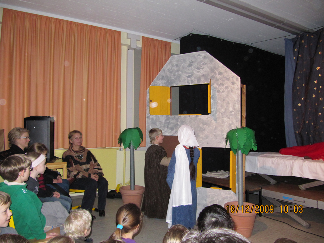 Josef und Maria klopfen an